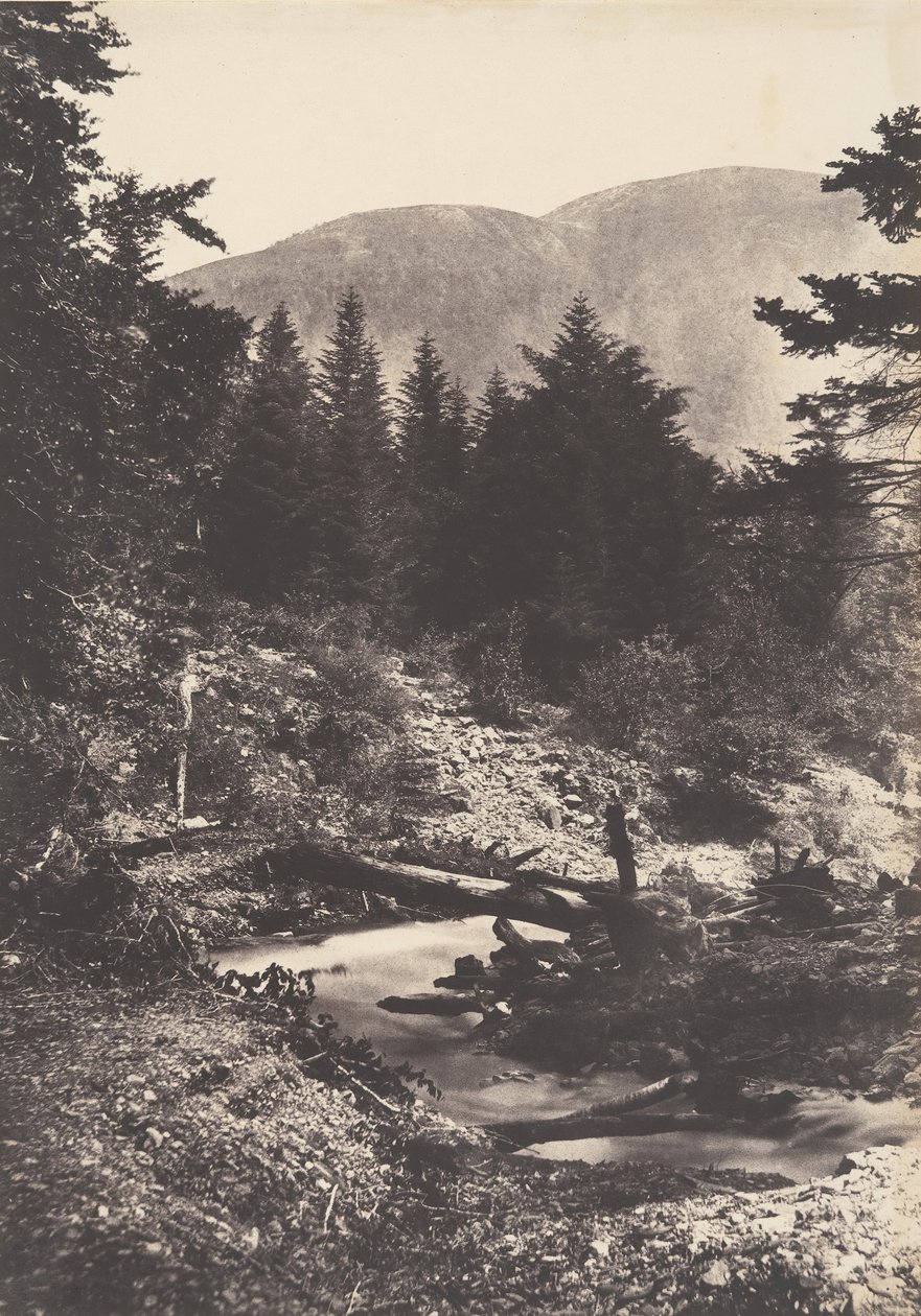 Torrent a Demoiselles-vízesésről, Bagnères de Luchon., 1853. alkotó: Joseph Vigier