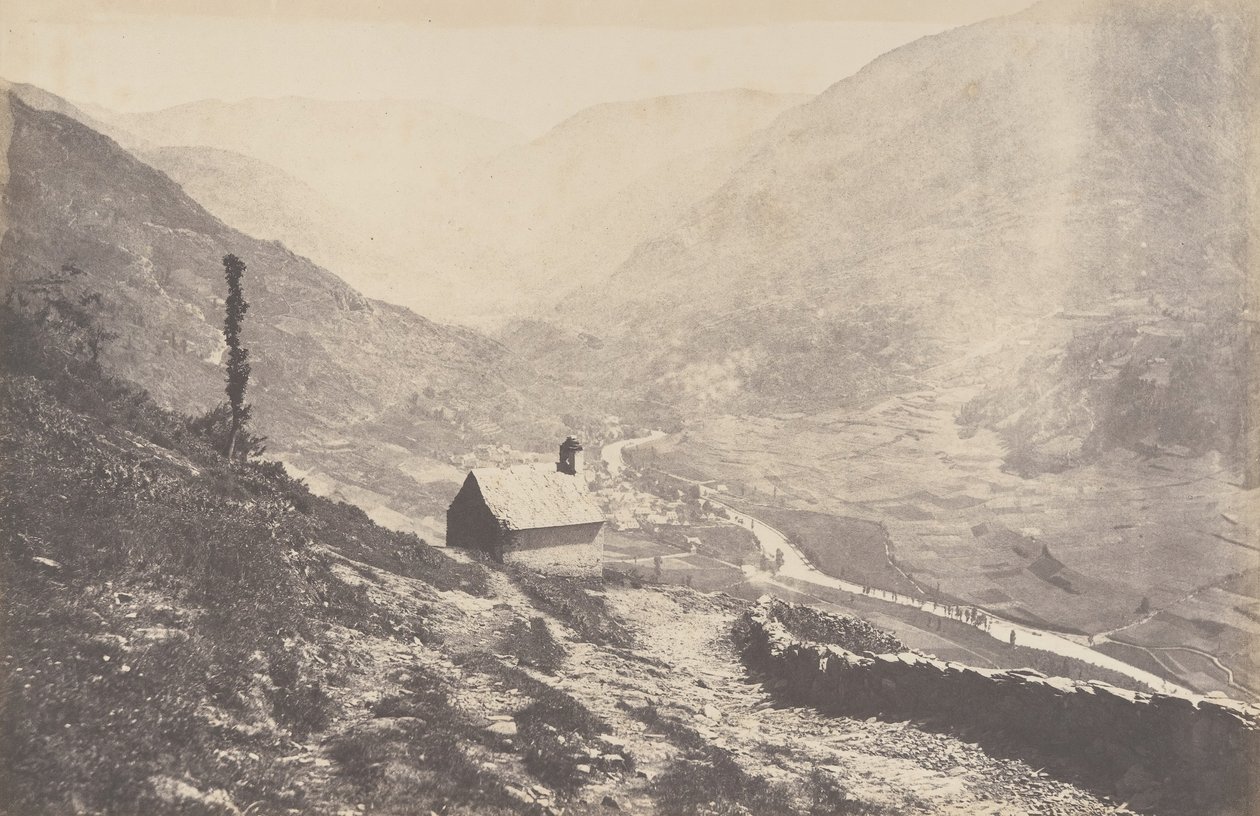 Bosost völgye a San Antonio capilla-ból, 1853. alkotó: Joseph Vigier