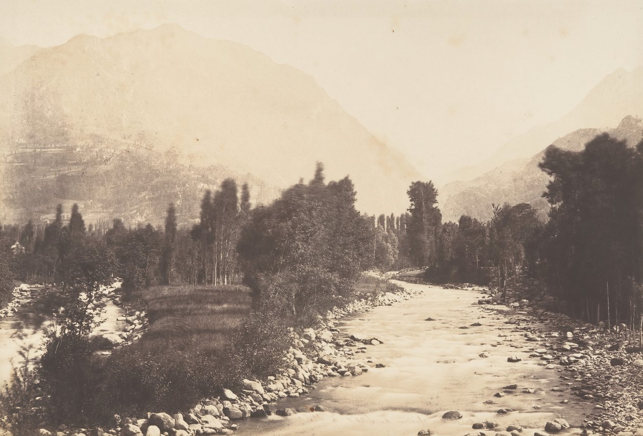A Chemin de Saisie szedésének völgye St-Sauveur-ben, 1850. alkotó: Joseph Vigier