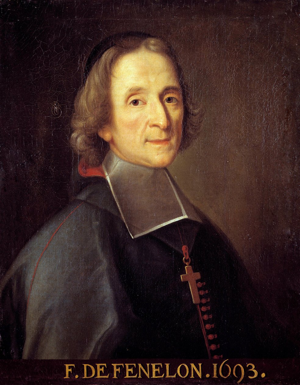 Fenelon portréja (Francois de Pons de Salignac de La Mothe-Fenelon (Mothe Fenelon) alkotó: Joseph Vivien