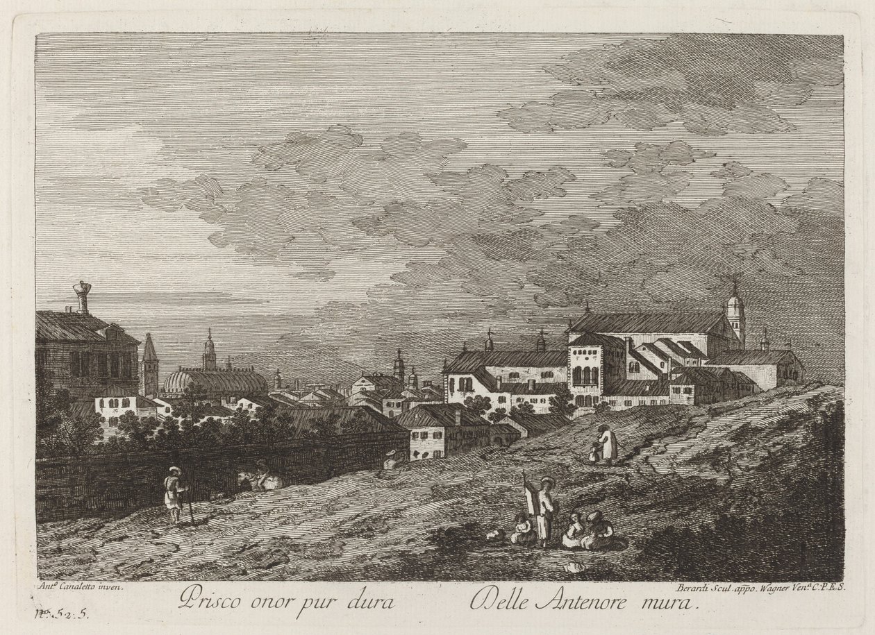 Priszkusz becsülete még tart... alkotó: Joseph Wagner after Canaletto