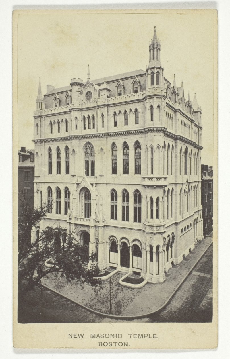 Új szabadkőműves templom, Boston alkotó: Joseph Ward