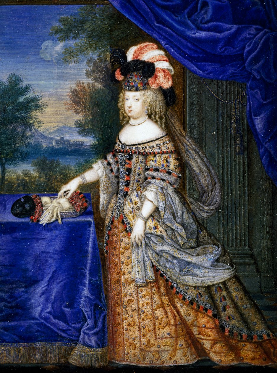 Spanyol Mária Terézia (tempera papíron) alkotó: Joseph Werner