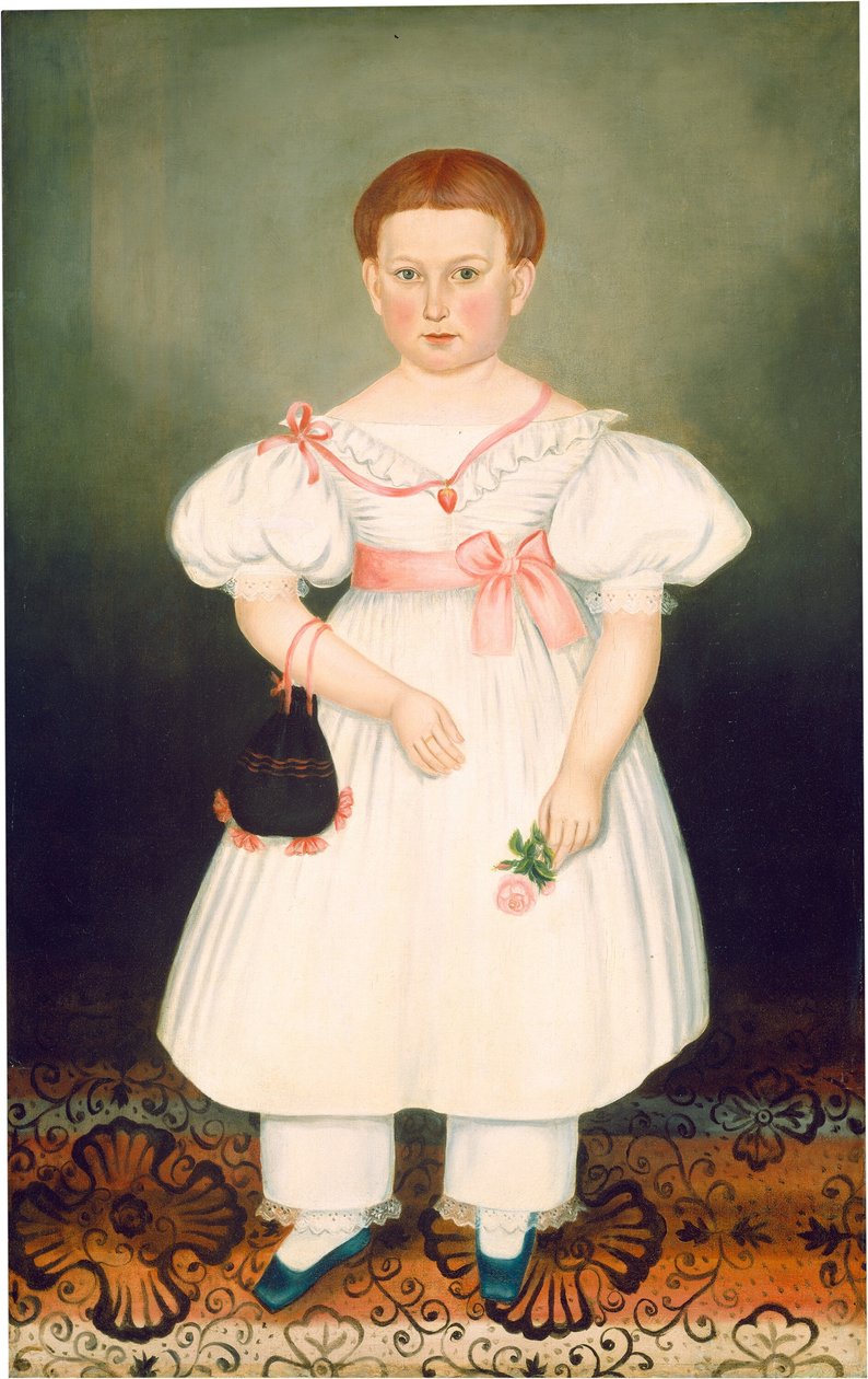 Lány Retikül és Rose alkotó: Joseph Whiting Stock