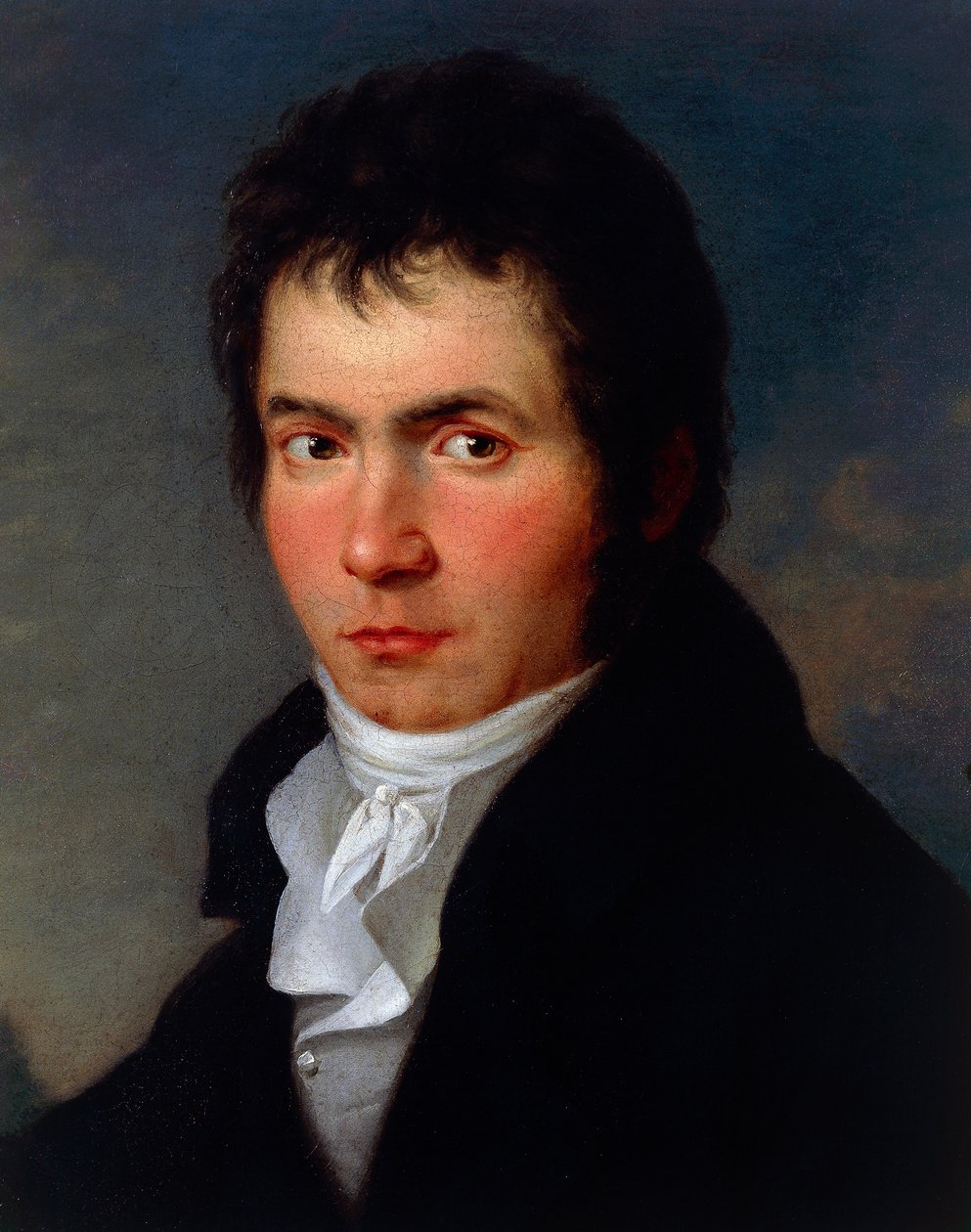 Ludwig van Beethoven portréja (Bonn alkotó: Joseph Willibrord Mahler