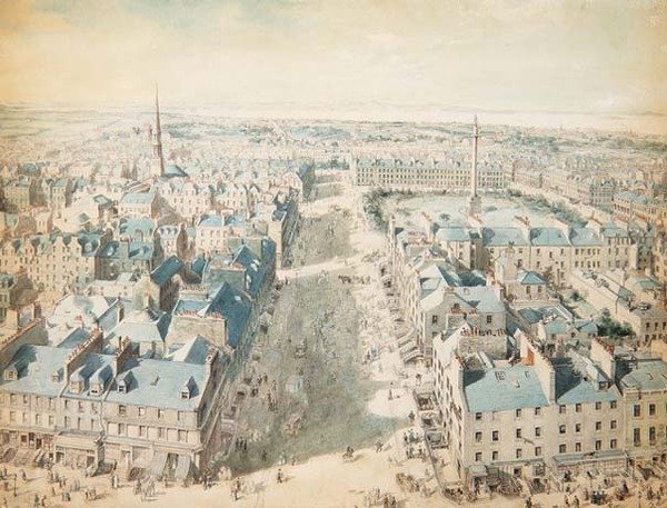Északi kilátás a Scott-emlékműről, szeptember 15. 14:45 alkotó: Joseph Woodfall Ebsworth