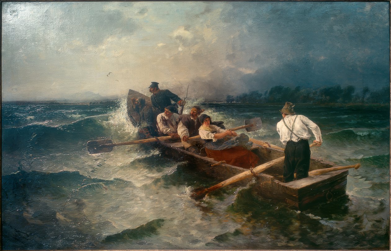 Orvvadászok üldözése alkotó: Joseph Wopfner