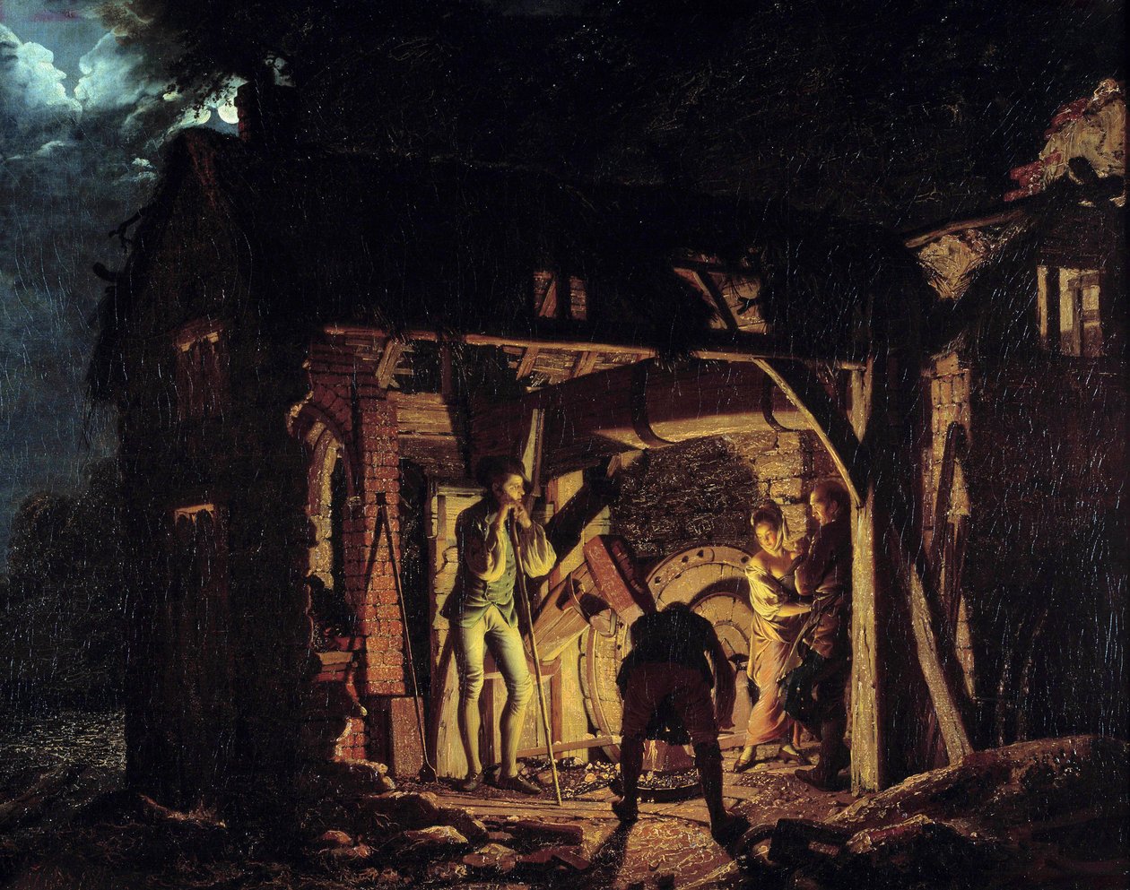 Egy kovács a 18. században Joseph Wright Derby festménye (1734-1797) 1773 Szentpétervár, Ermitázs Múzeum alkotó: Joseph Wright of Derby