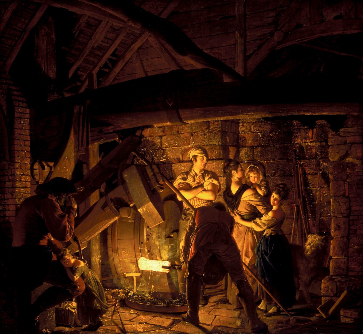Egy vaskovácsműhely alkotó: Joseph Wright of Derby