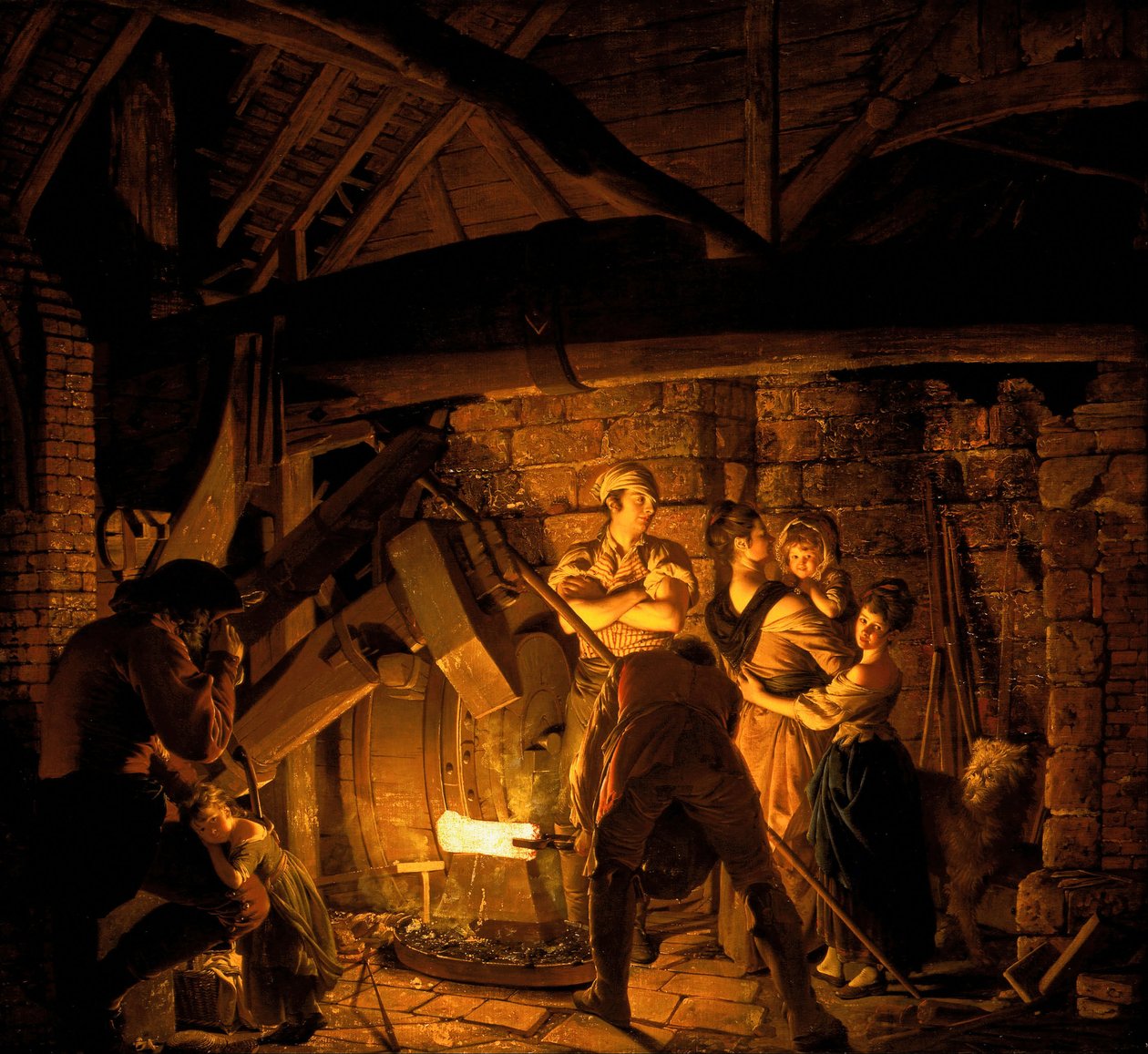 Egy vaskovácsműhely alkotó: Joseph Wright of Derby