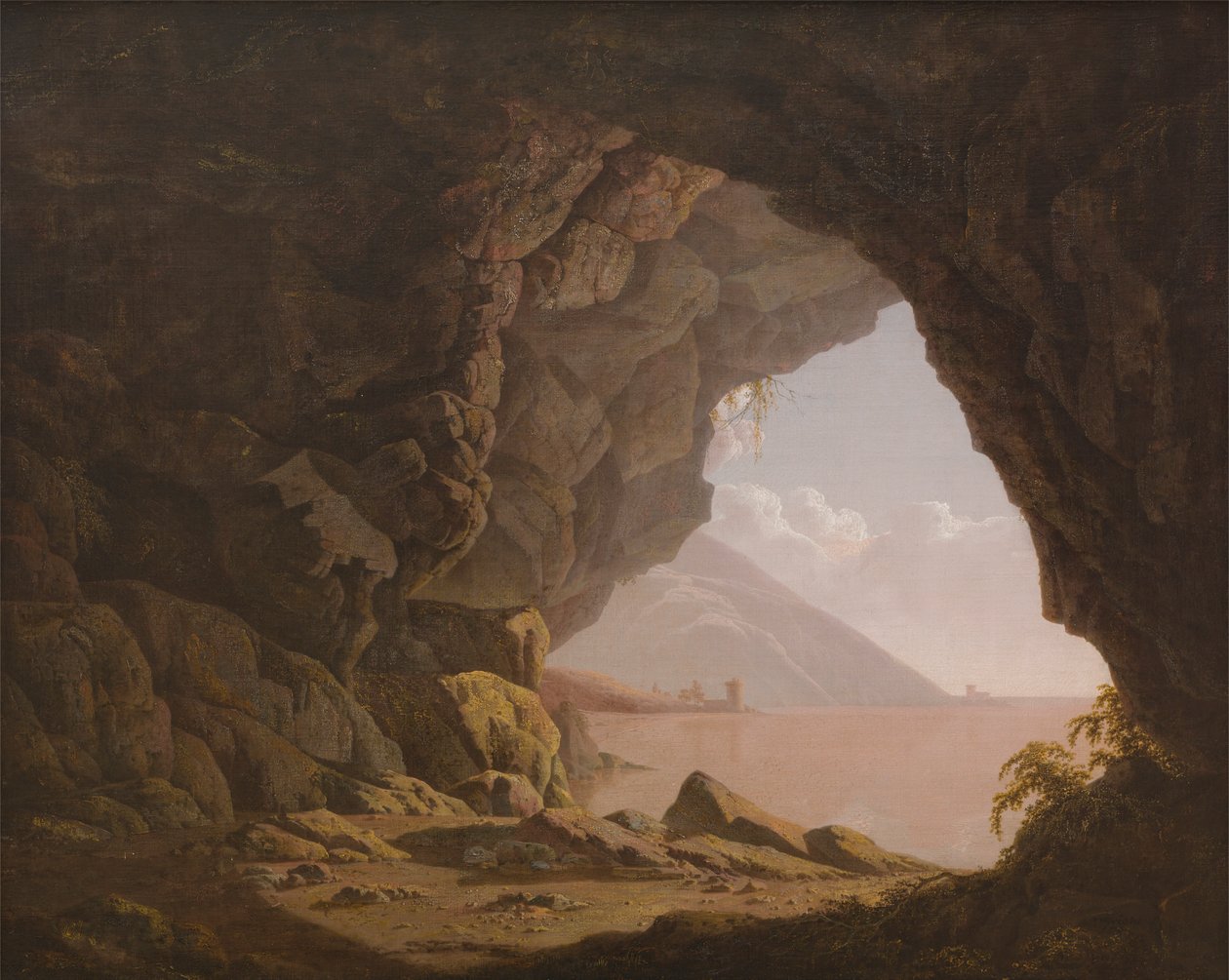 Barlang, Nápoly közelében alkotó: Joseph Wright of Derby