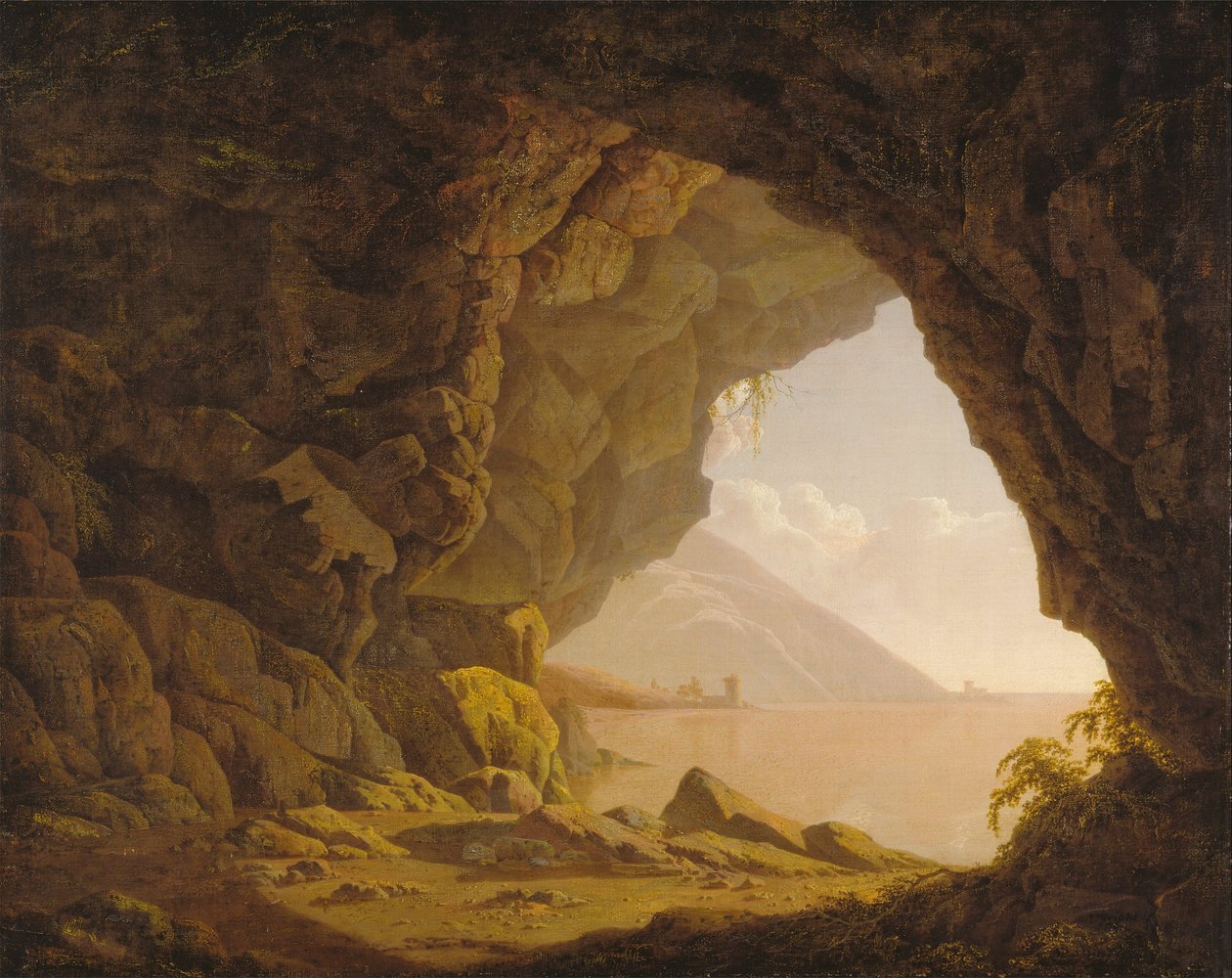 Barlang, Nápoly közelében alkotó: Joseph Wright of Derby