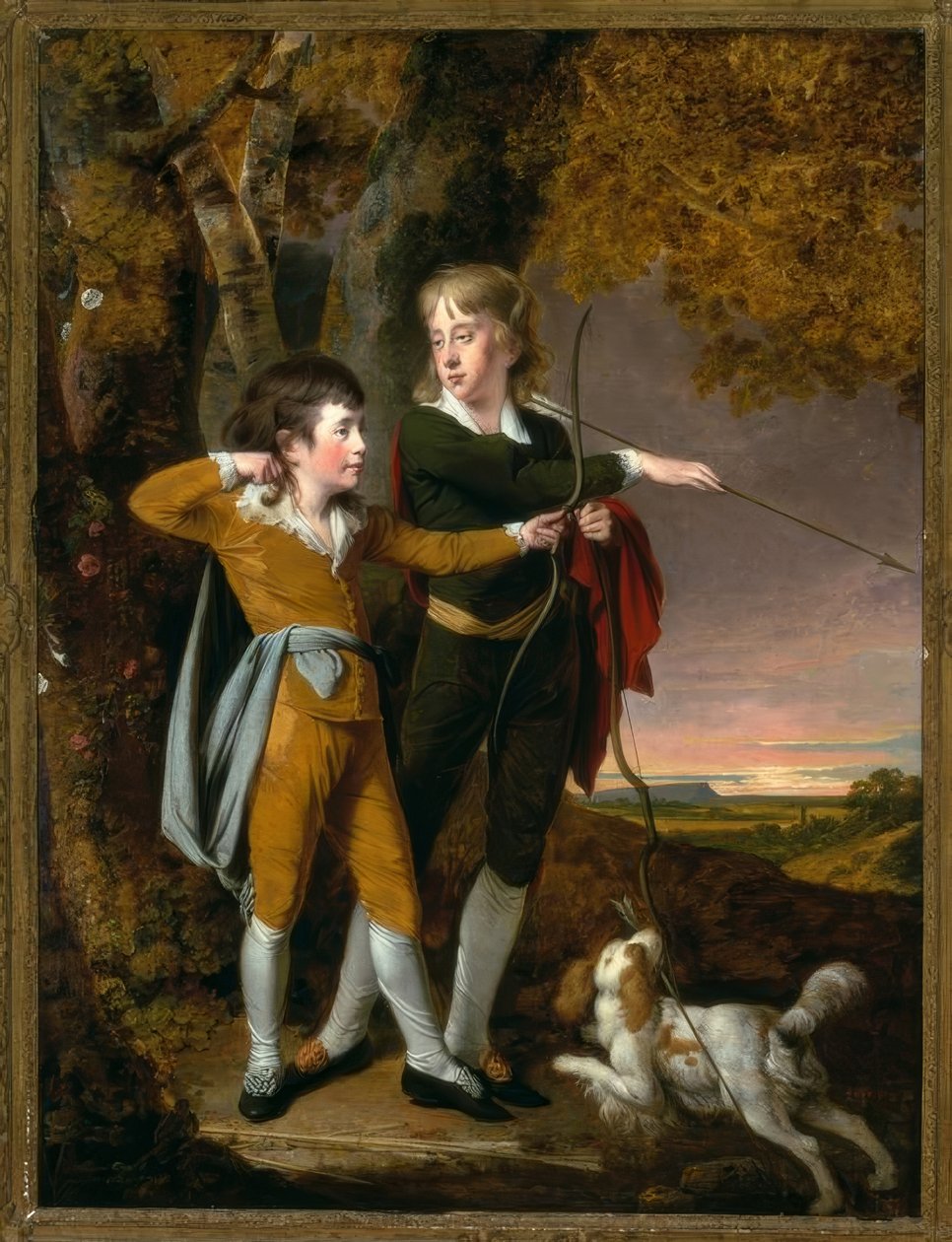 J. Wright of Derby, Íjászfiúk / Festészet alkotó: Joseph Wright of Derby