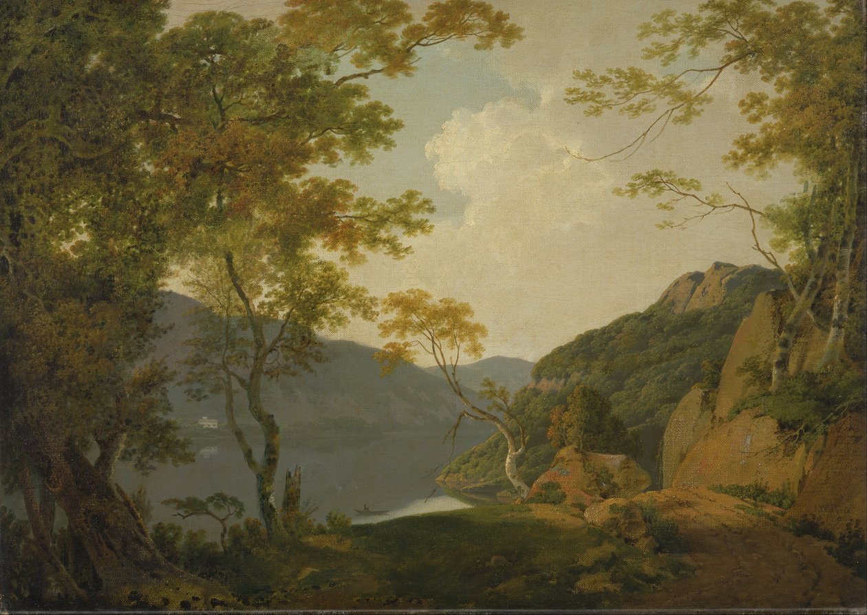Tó jelenet alkotó: Joseph Wright of Derby