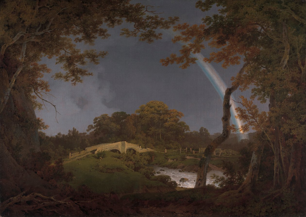 Táj a szivárvány alkotó: Joseph Wright of Derby