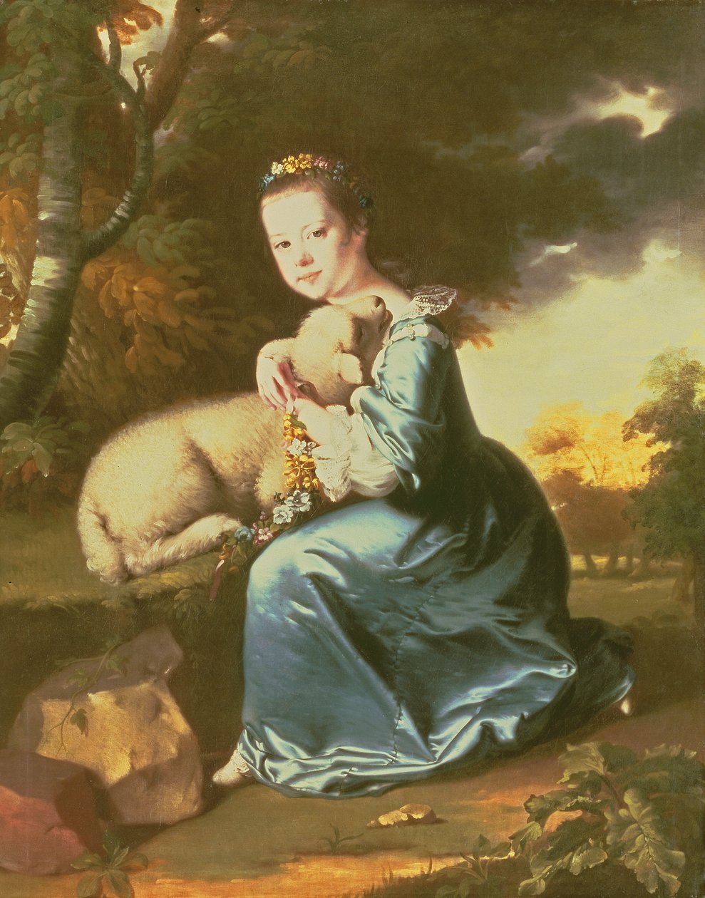 Miss Frances Warren, 1760-as évek eleje (olaj, vászon) alkotó: Joseph Wright of Derby