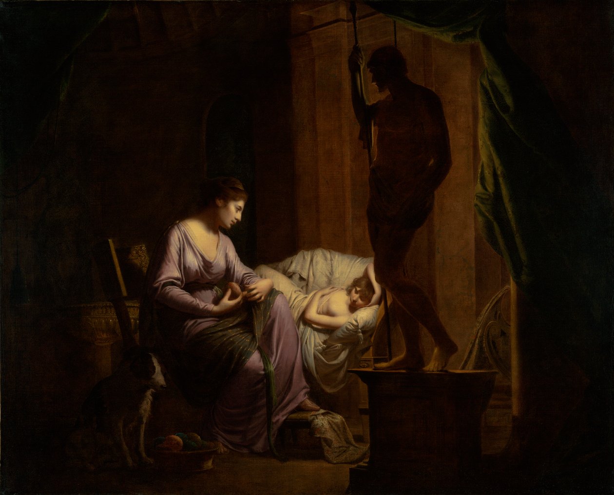 Penelope feltárja hálóját, 1783-4 alkotó: Joseph Wright of Derby