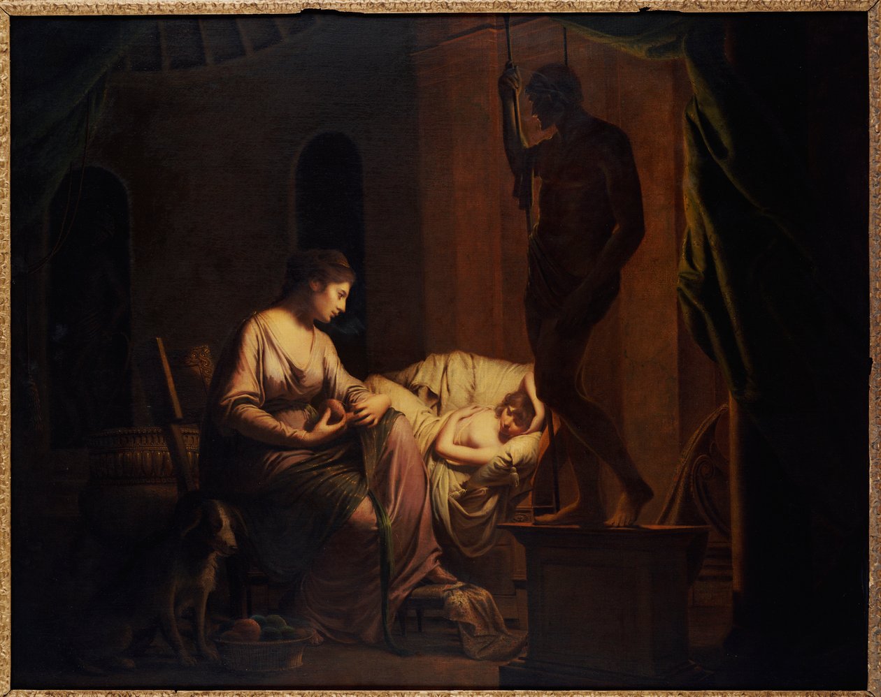Penelope feltárja a hálóját alkotó: Joseph Wright of Derby