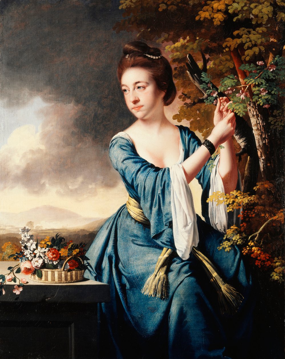 Erzsébet portréja, Mrs. John Bostock, 1769 körül alkotó: Joseph Wright of Derby
