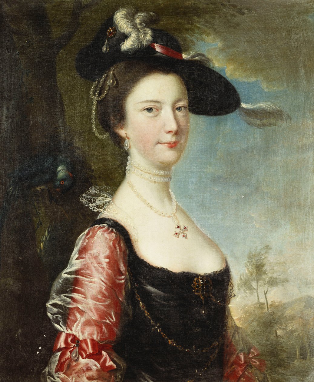 Feleségének, Anne-nek portréja alkotó: Joseph Wright of Derby