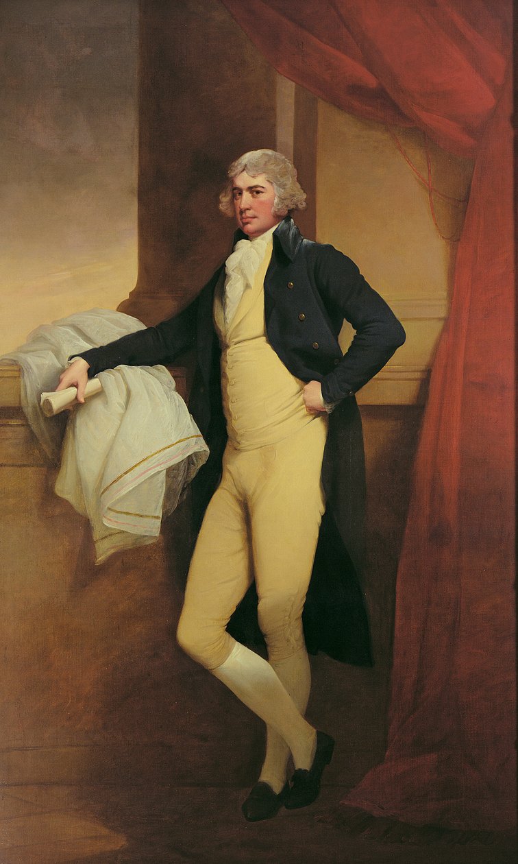 Samuel Oldknow portréja, 1790–1792 körül (olaj, vászon) alkotó: Joseph Wright of Derby