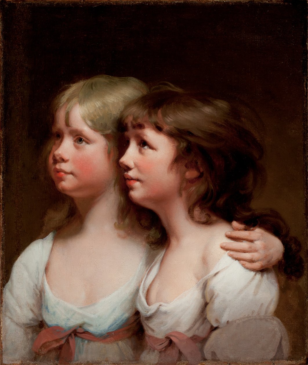 Sarah és Ann Haden portréja alkotó: Joseph Wright of Derby