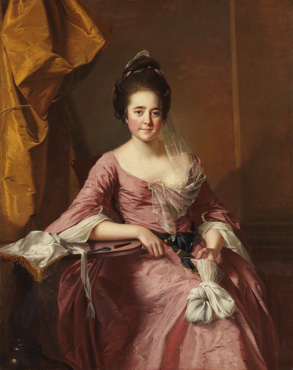 Női portré, kb. 1770. alkotó: Joseph Wright of Derby