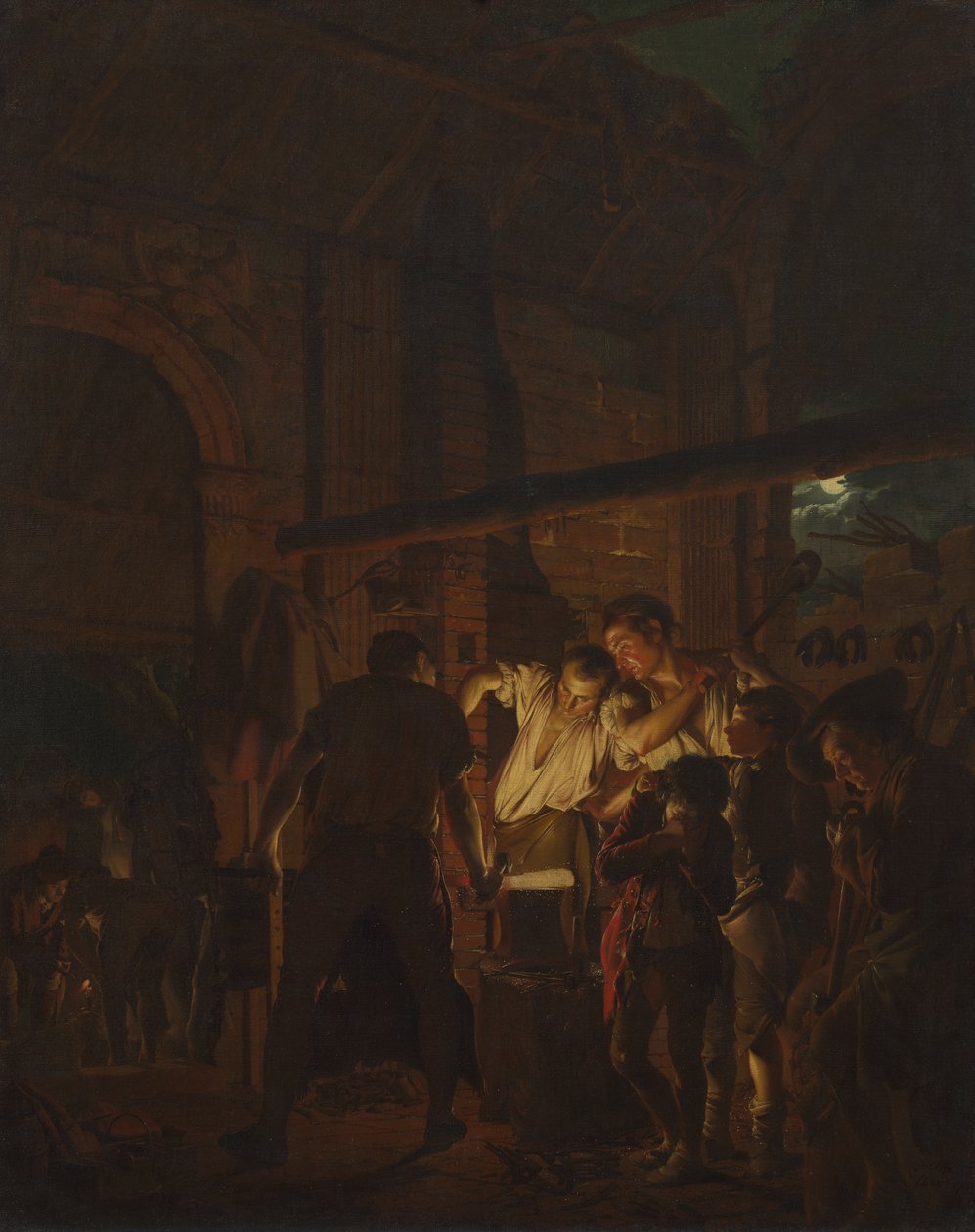 A kovácsműhely alkotó: Joseph Wright of Derby