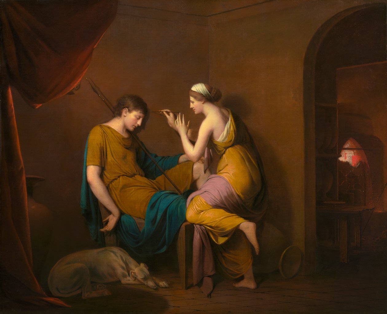 A korinthoszi szobalány, 1782-84 alkotó: Joseph Wright of Derby
