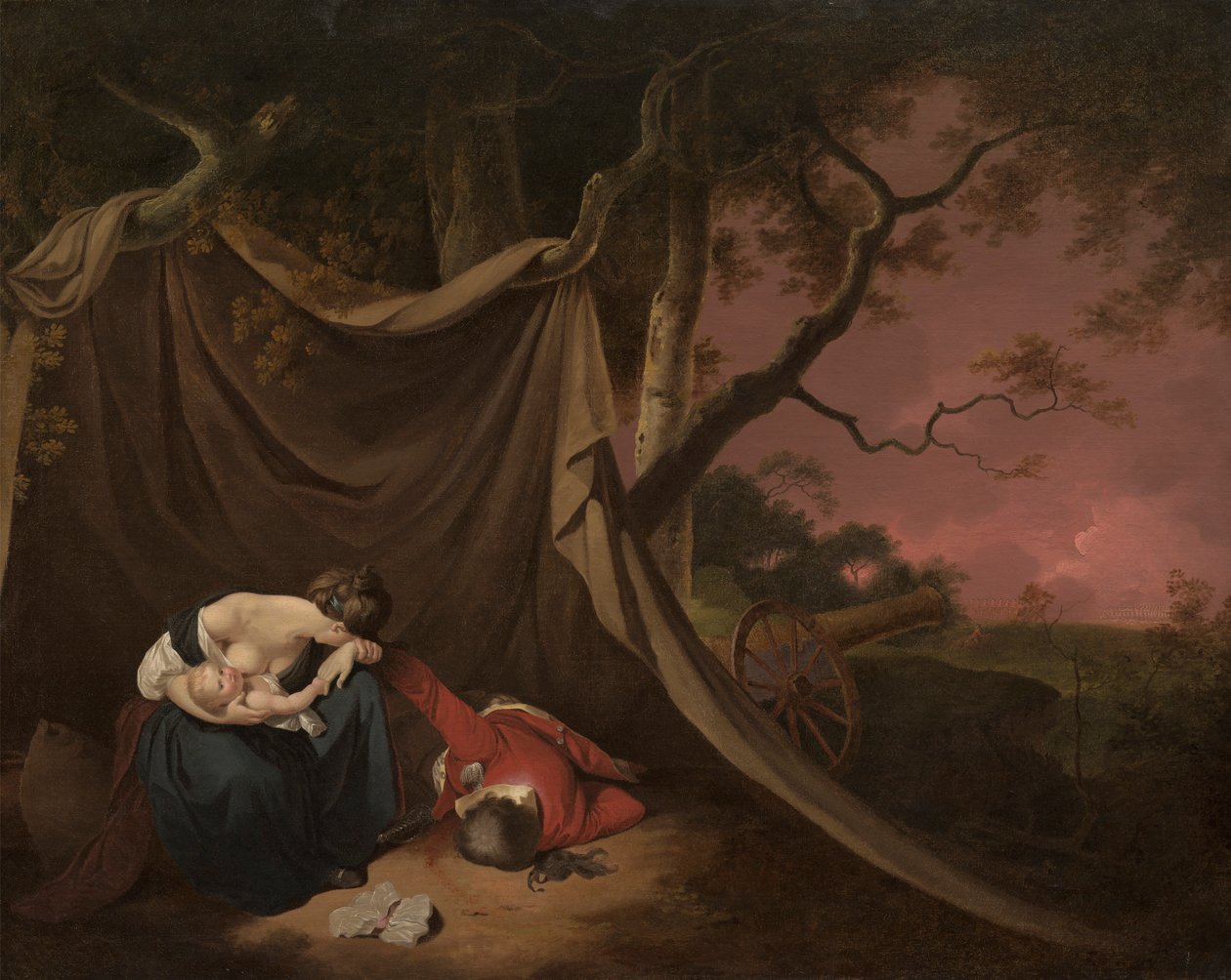 A halott katona alkotó: Joseph Wright of Derby