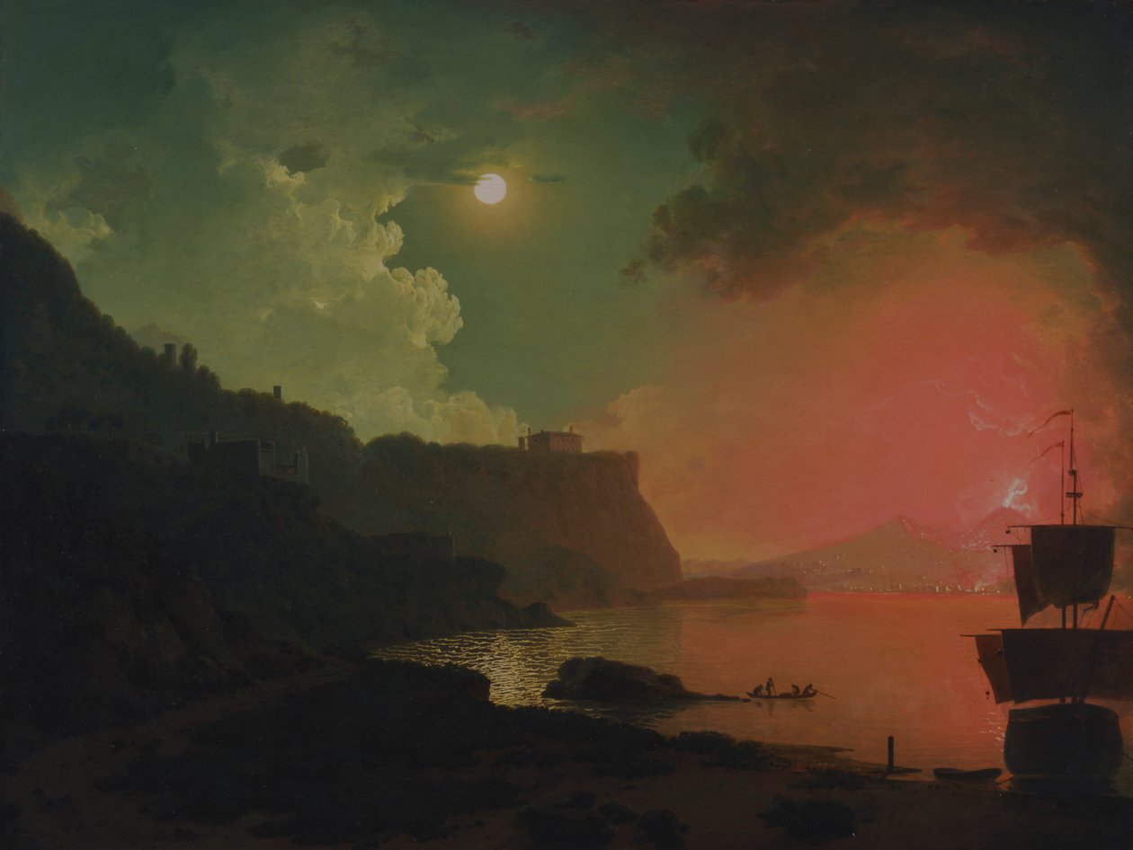 Vezúv Posillipóból alkotó: Joseph Wright of Derby