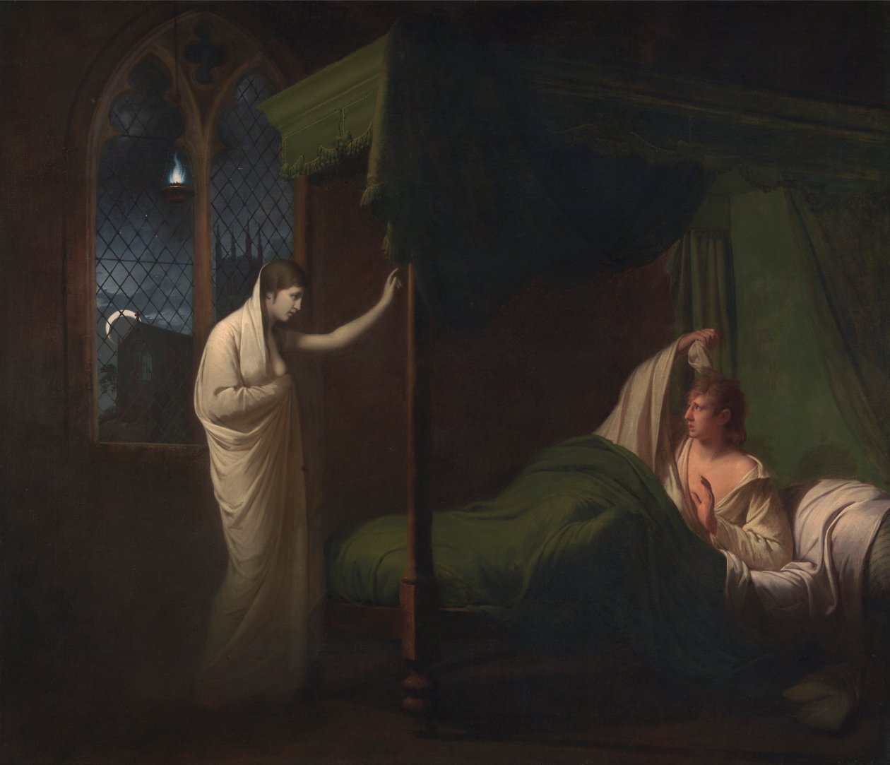 William és Margaret Percy "Az ókori angol költészet emlékei" című művéből alkotó: Joseph Wright of Derby