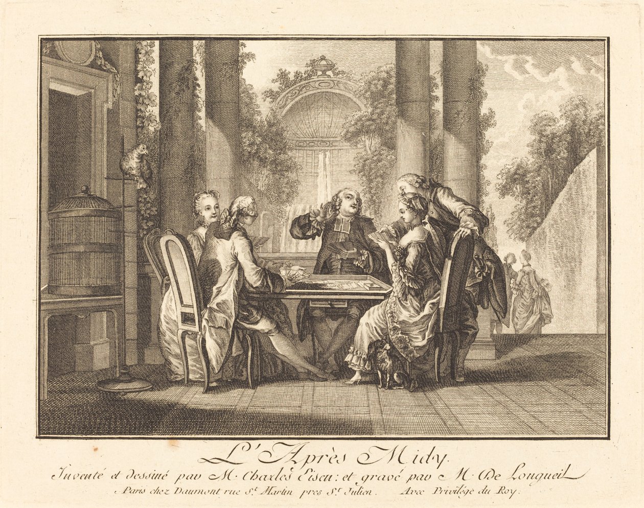 Délután alkotó: Joseph de Longueil after Charles Eisen