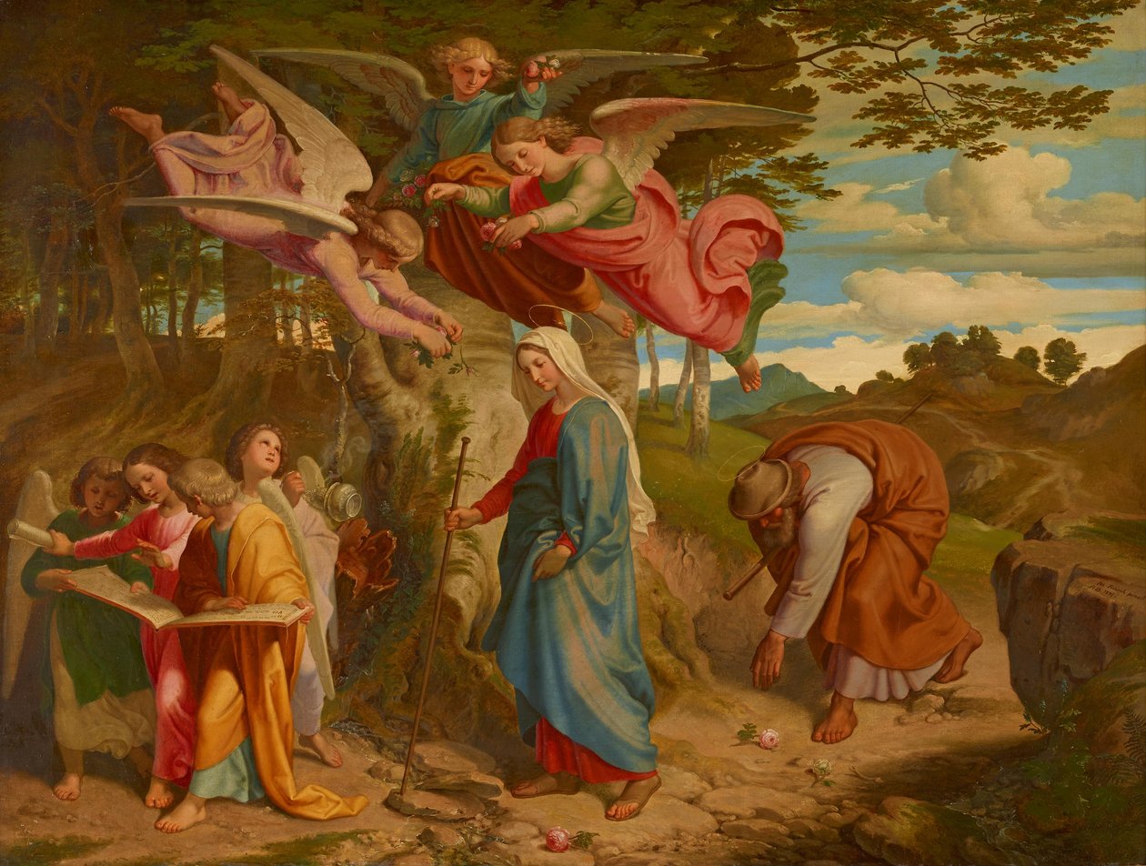 Mária átkelése a hegyeken alkotó: Joseph von Fuhrich