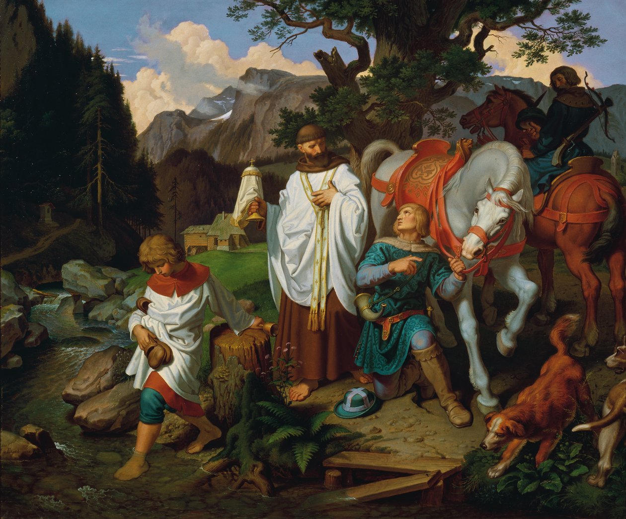 Rudolf von Habsburg és a pap alkotó: Joseph von Fuhrich