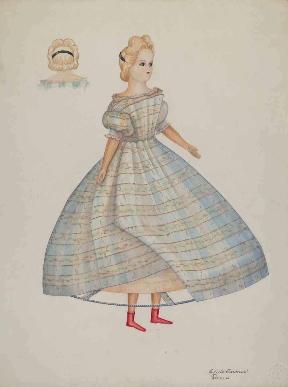 Baba - Nellie Bates, c. 1937 alkotó: Josephine C. Romano