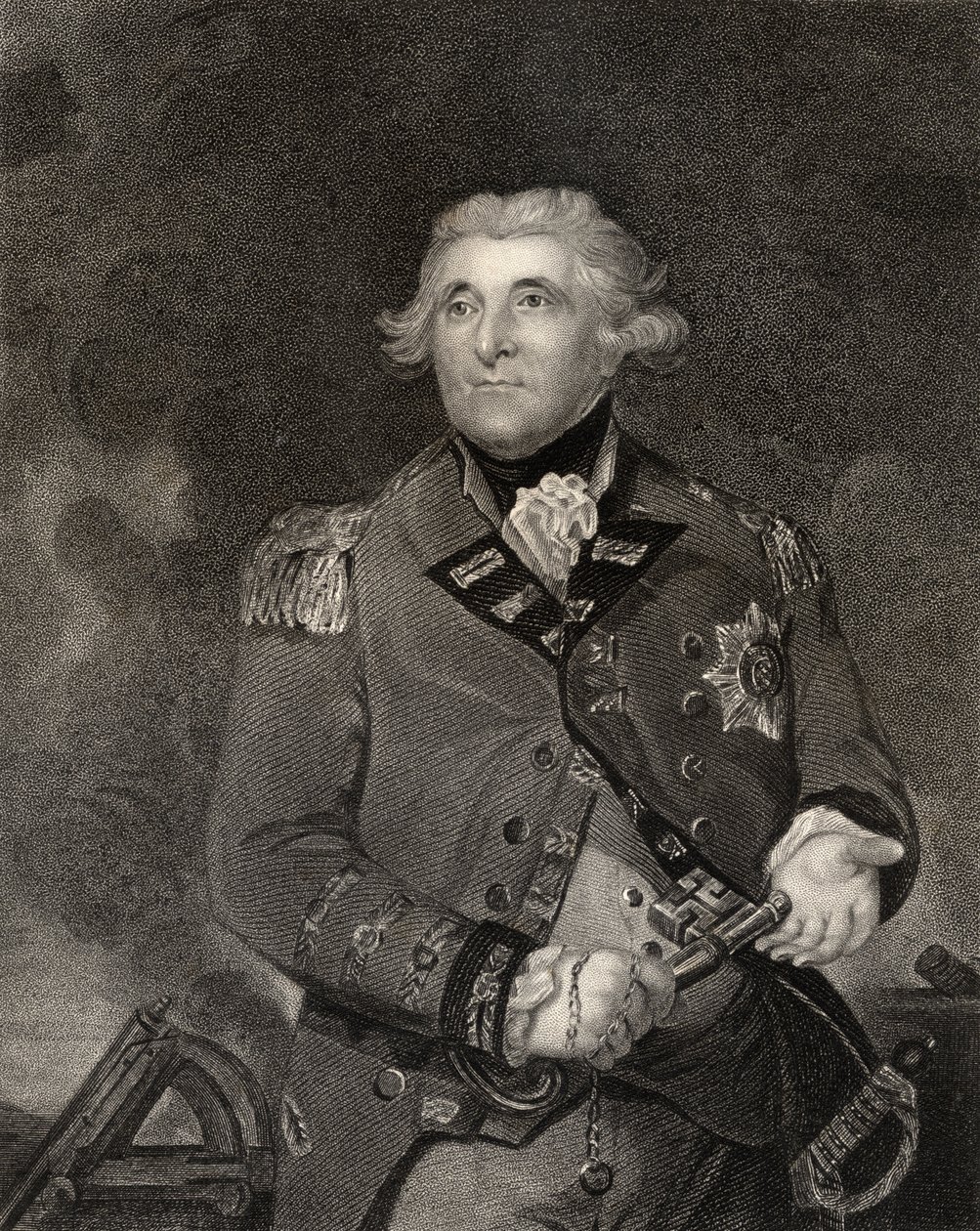 George Augustus Eliott, J. Cochran metszet, a „The National Portrait Gallery, Volume III”-ból, megjelent 1820 körül alkotó: Joshua Reynolds