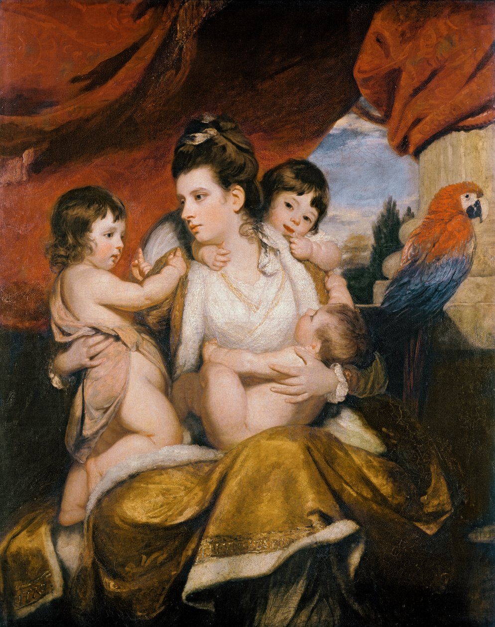 Lady Cockburn és három legidősebb fia, 1773 alkotó: Joshua Reynolds