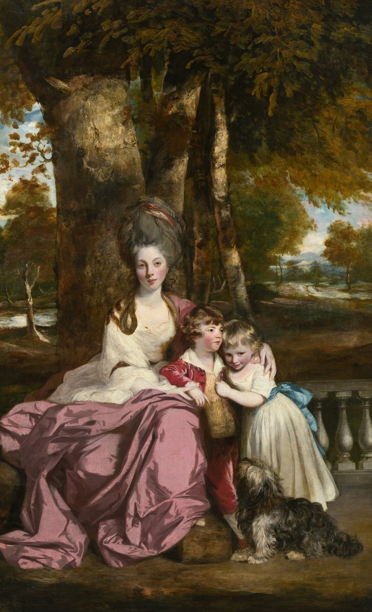 Lady Elizabeth Delmé és gyermekei alkotó: Joshua Reynolds
