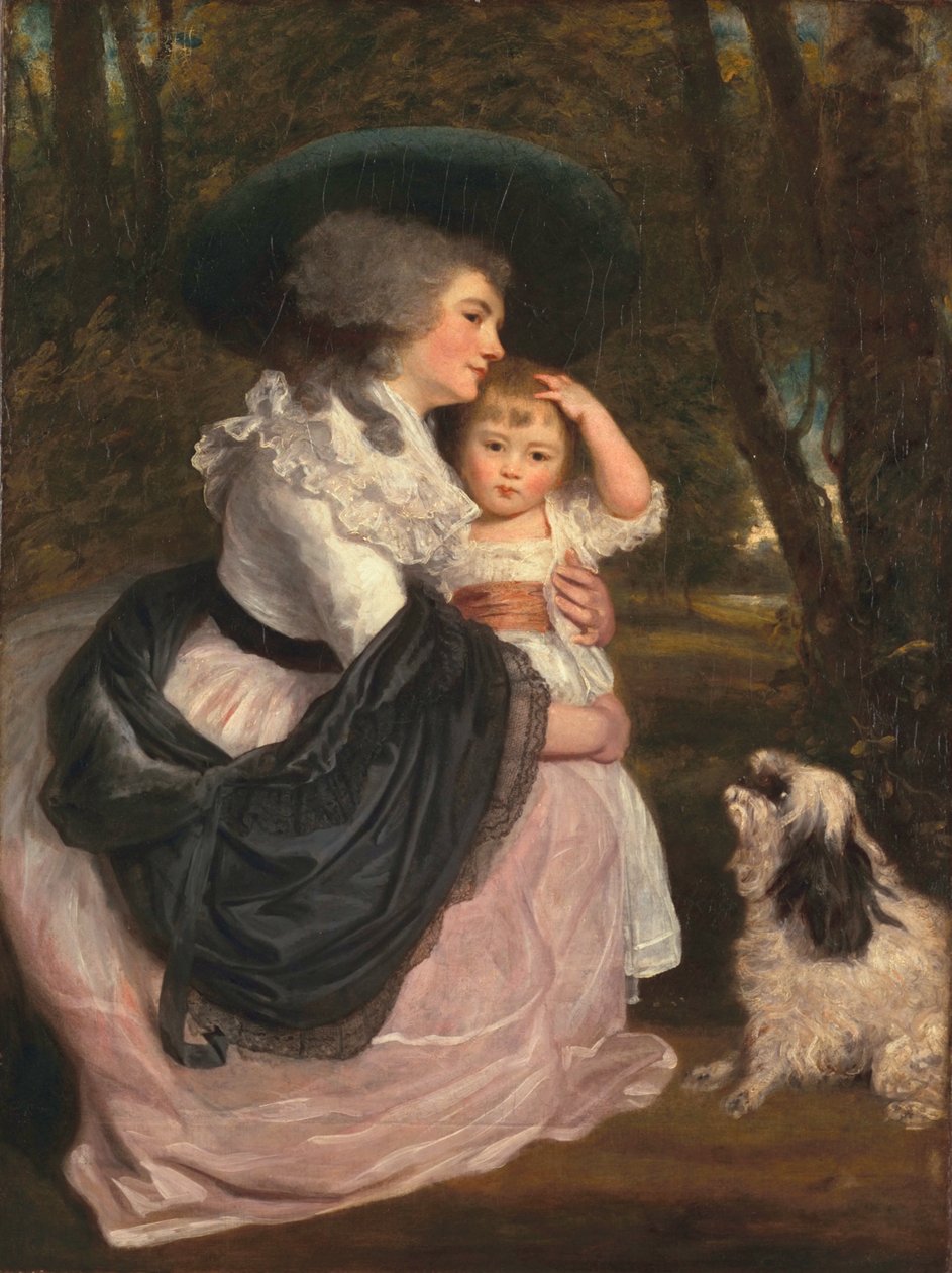 Lavinia, Spencer grófnő és John Charles Spencer, Althorp vikomt, később Earl Spencer, 1783-84 körül. alkotó: Joshua Reynolds