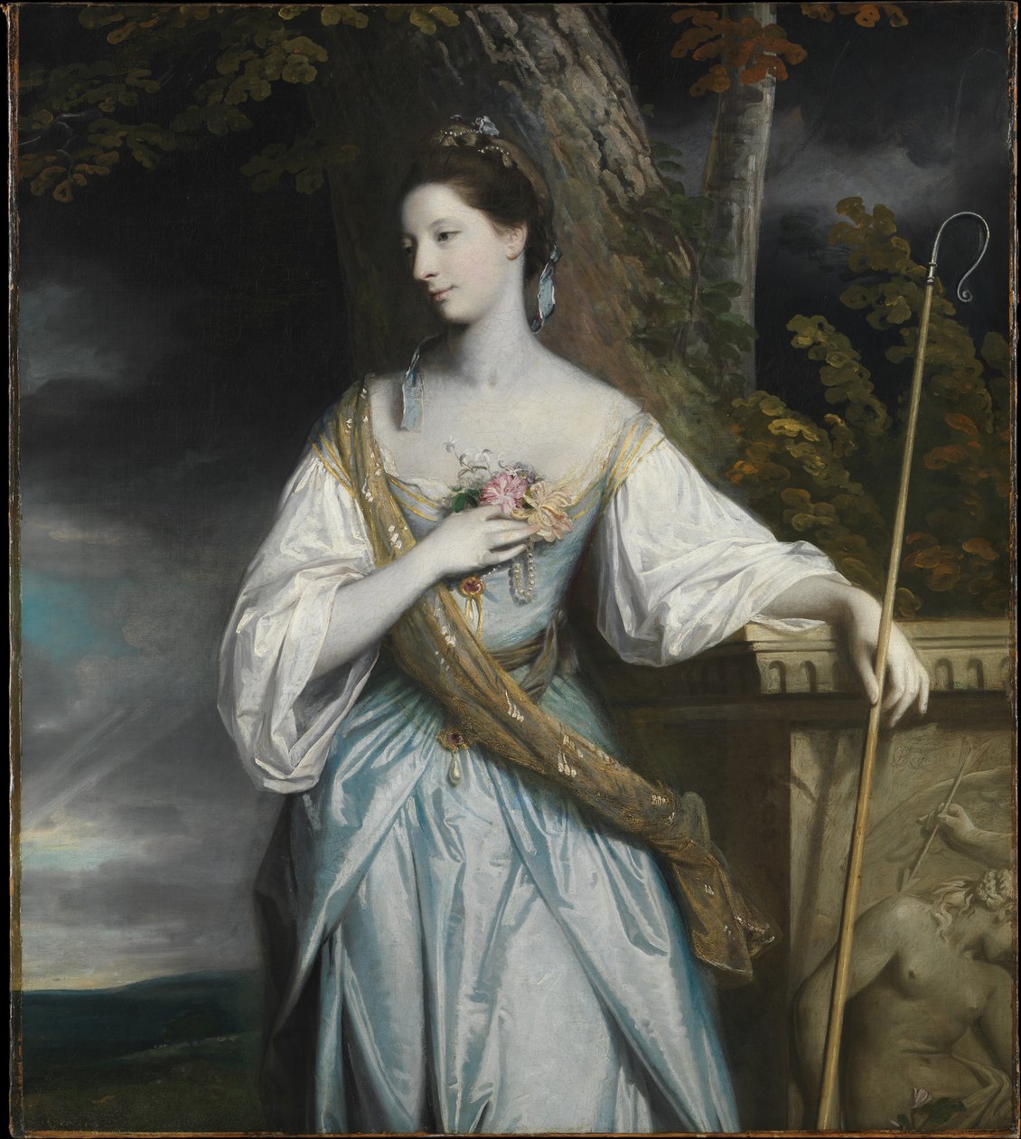 Anne Dashwood (1743–1830), később Galloway grófnő portréja alkotó: Joshua Reynolds