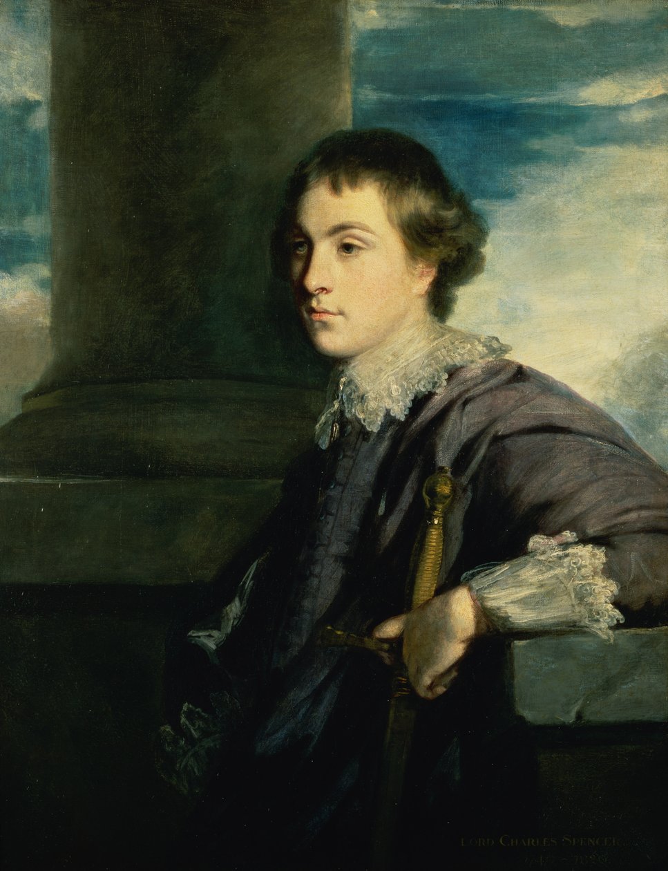 John Charles Spencer, Lord Althorp portréja alkotó: Joshua Reynolds