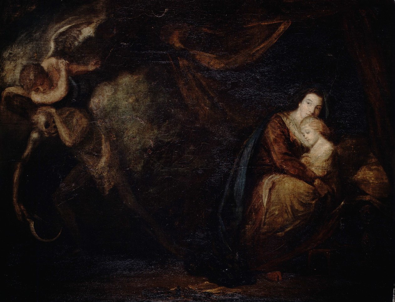 Felépülés a betegségből, allegória alkotó: Joshua Reynolds