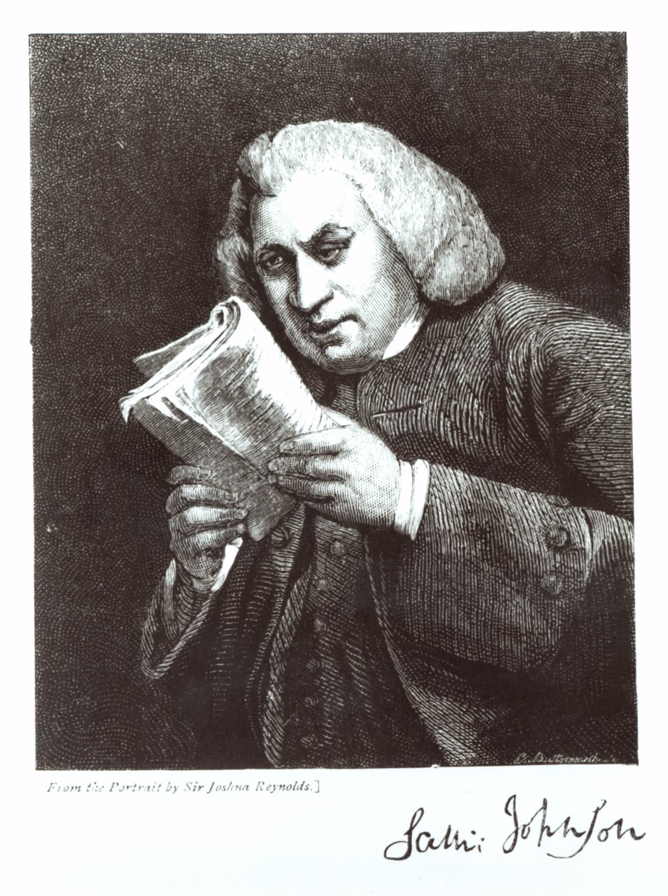 Samuel Johnson (1709-84) alkotó: Joshua Reynolds