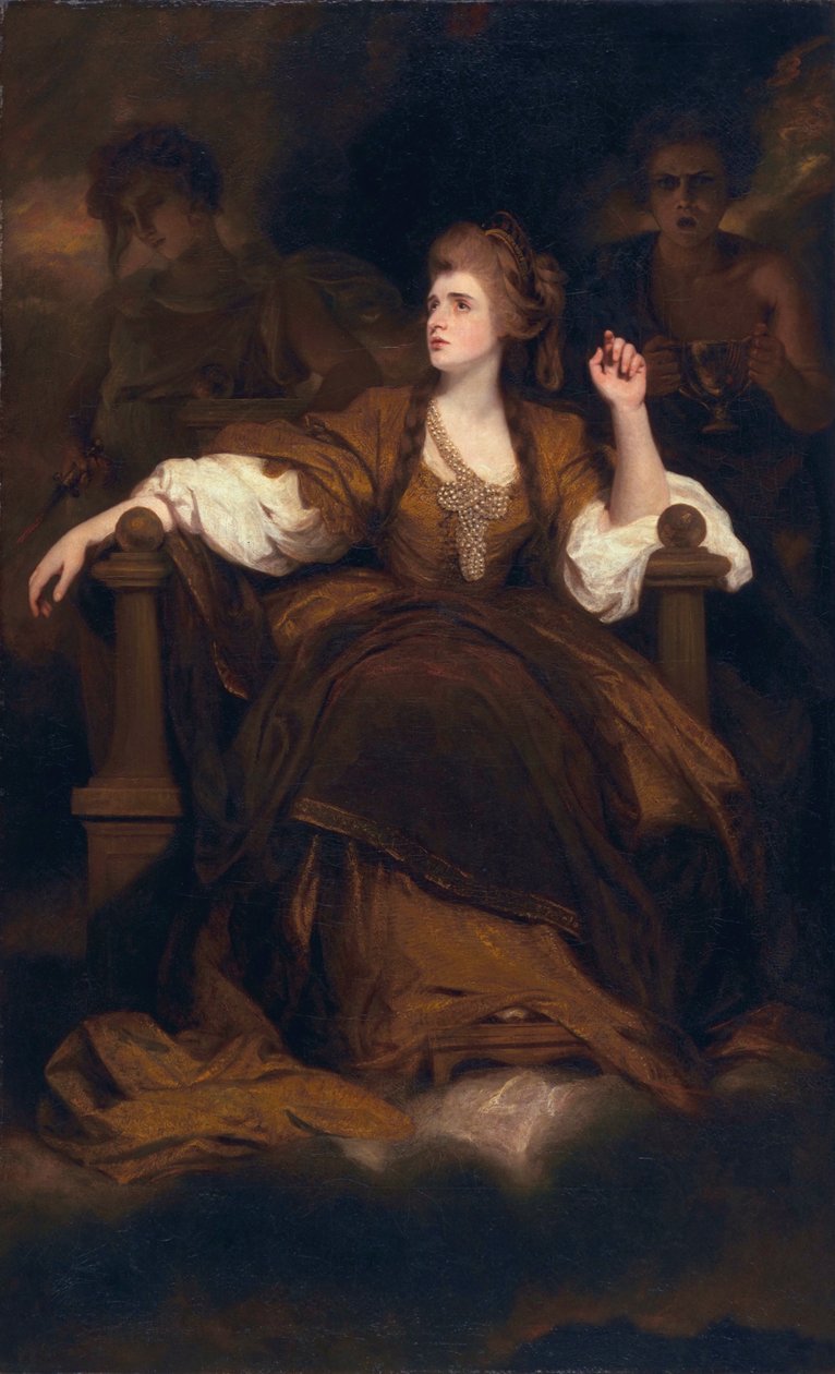 Sarah Siddons mint tragikus múzsa, 1783-84 alkotó: Joshua Reynolds