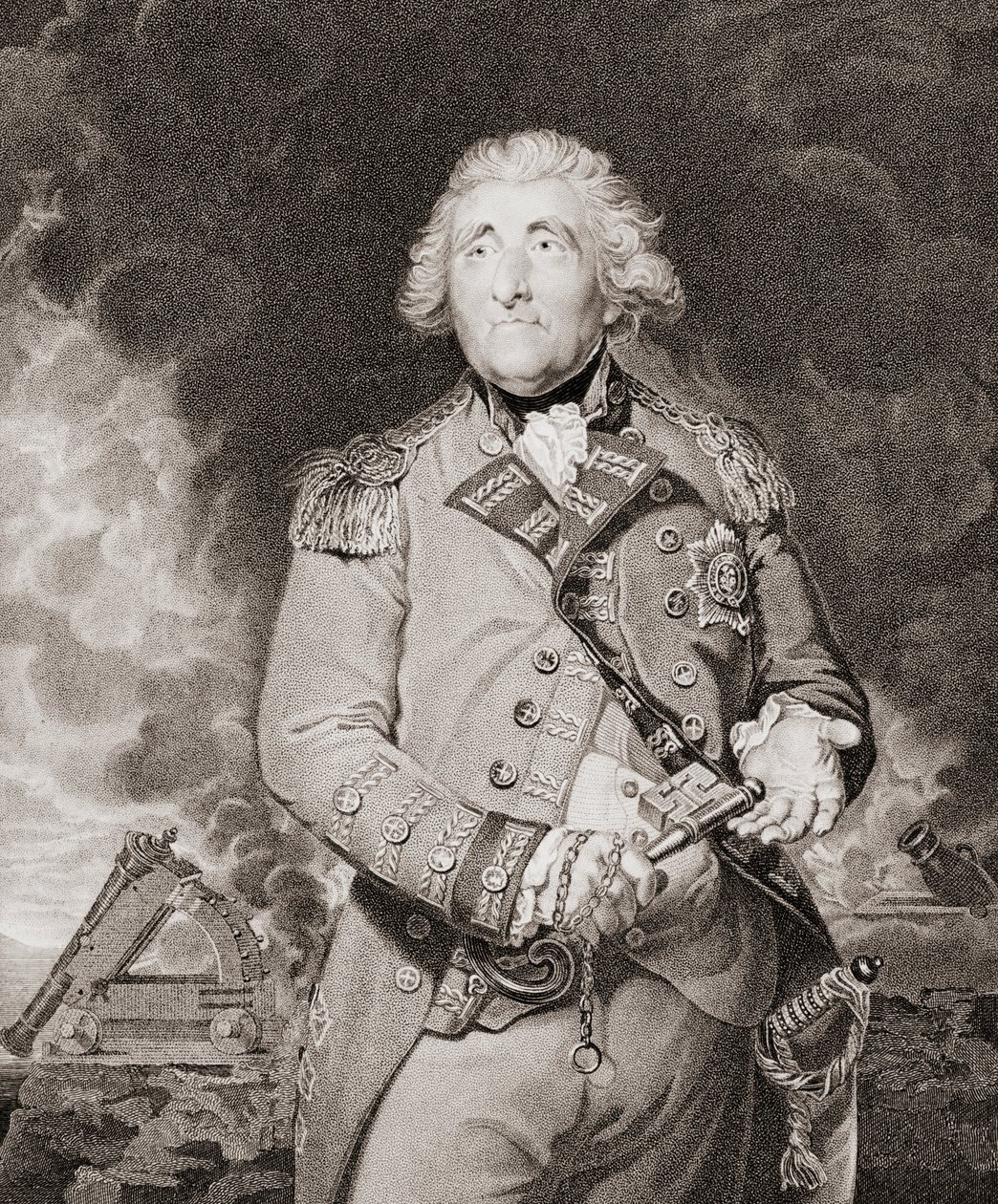 George Augustus Elliott, Lord Heathfield alkotó: Joshua (after) Reynolds