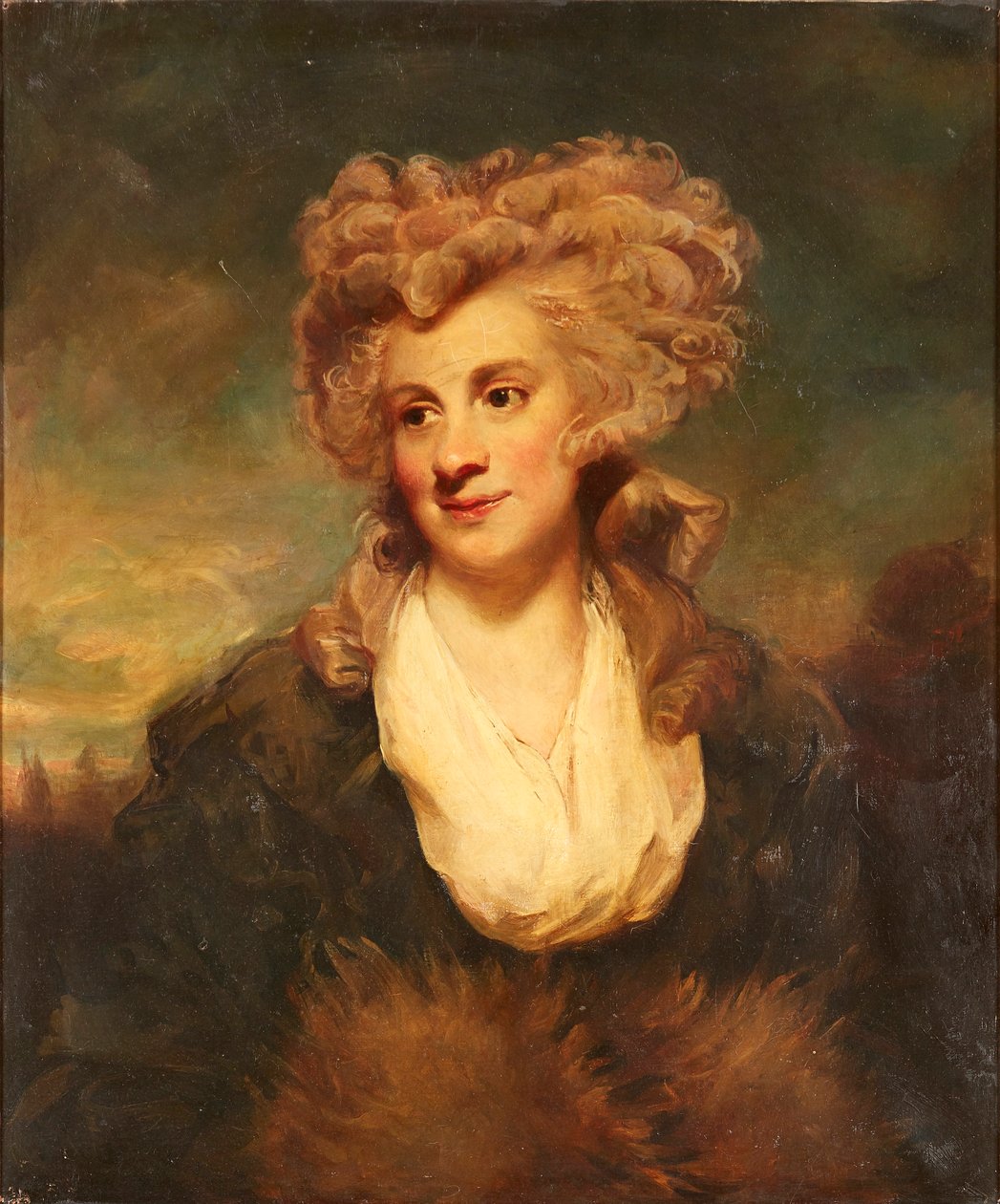 Lady De Clifford félalakos portréja (olaj, vászon) alkotó: Joshua (after) Reynolds