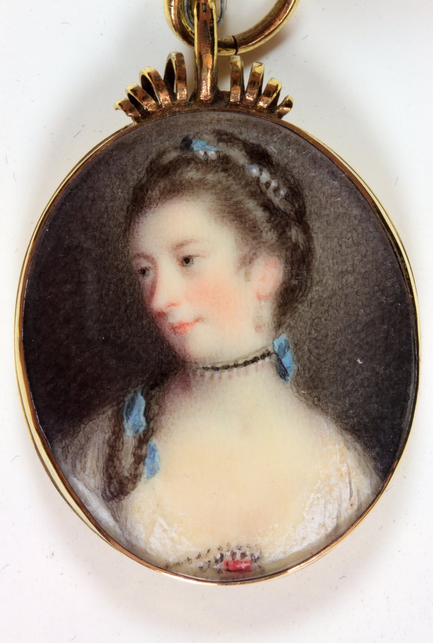 Lady Anne Campbell, Strafford grófnője (zománc) alkotó: Joshua (after) Reynolds