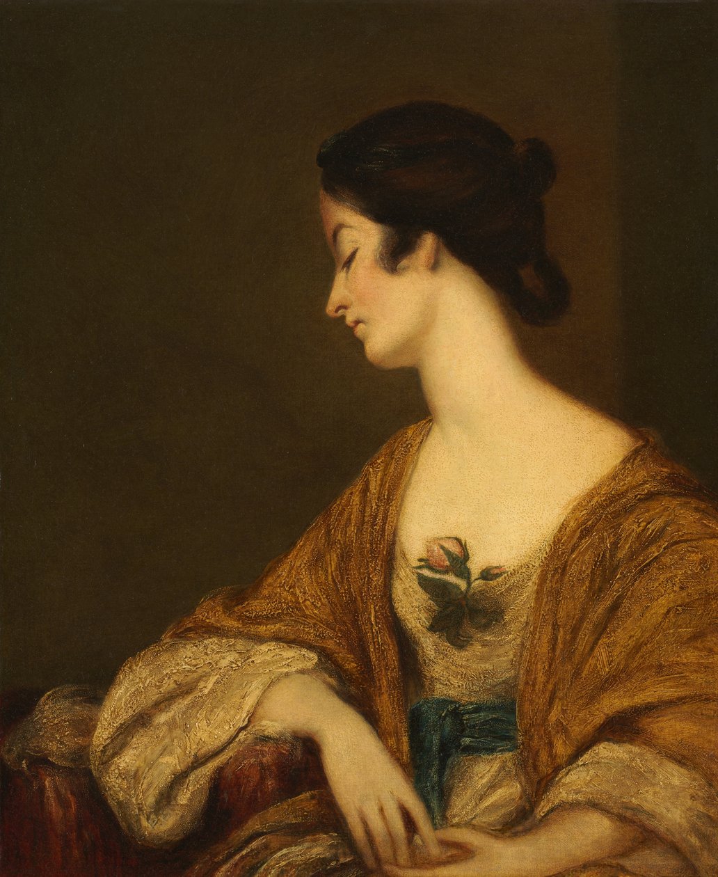 George Collier asszony portréja alkotó: Joshua (follower of) Reynolds