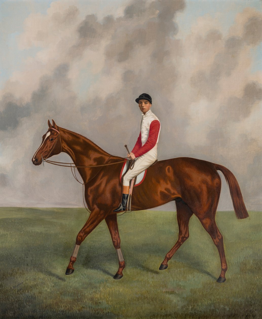 Sir Hugo-Az 1892-es Derby győztese, 1892 körül (olaj, vászon) alkotó: Joshua Dighton